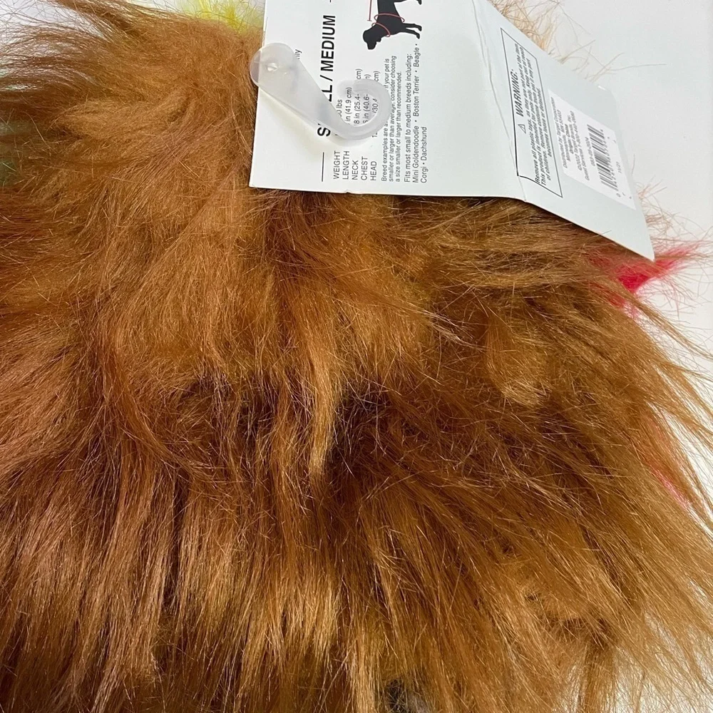 Faux Fur Dog and Cat Lion Headwear costume